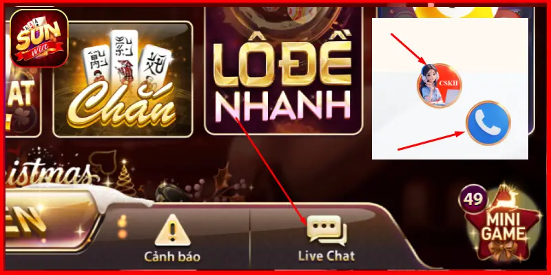 hướng dẫn liên hệ sunwin